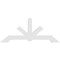Ekena Millwork Vanguard Architectural Grade PVC Gable Bracket, 60"W x 25"H x 2"D x 4"F, 10/12 Pitch GBP060X25X0204VAN00 - alternate 4